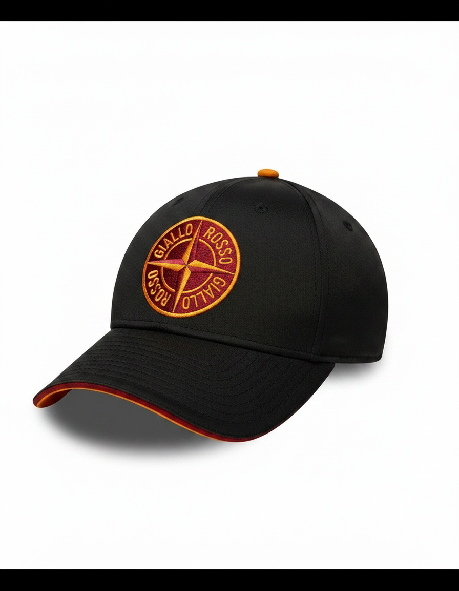 Giallo Rosso Siyah Şapka