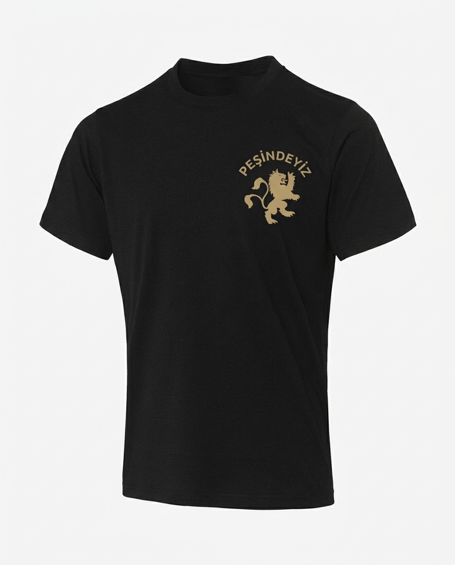 Peşindeyiz Siyah Tshirt