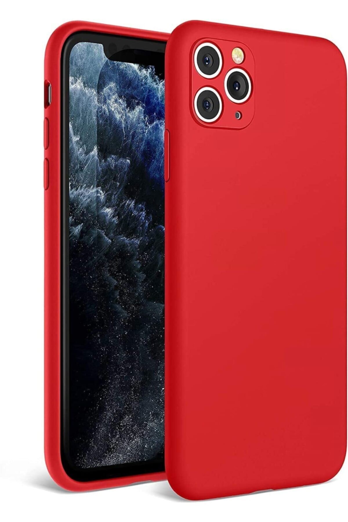 Apple Iphone 11 Pro Içi Kadife Silikon Kılıf