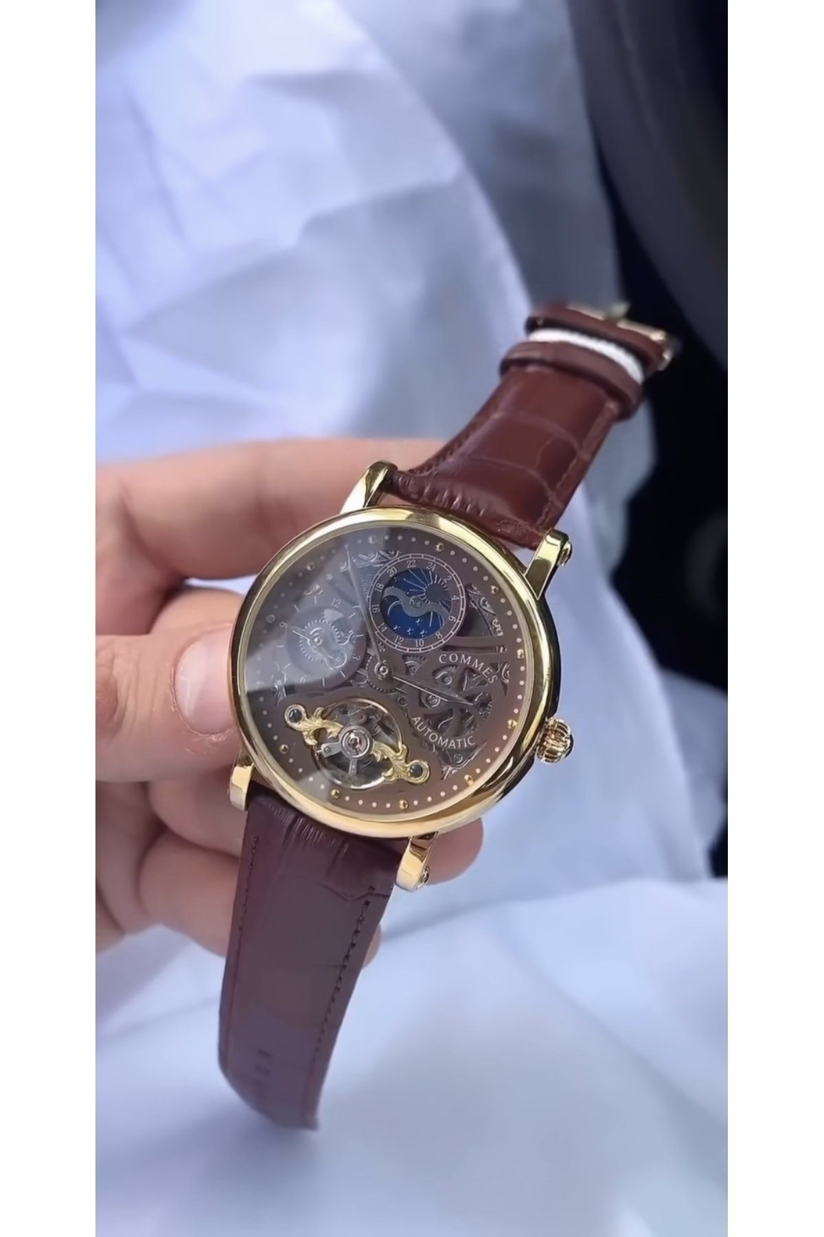 Marka Kurmalı Otomatik Erkek Kol Saati