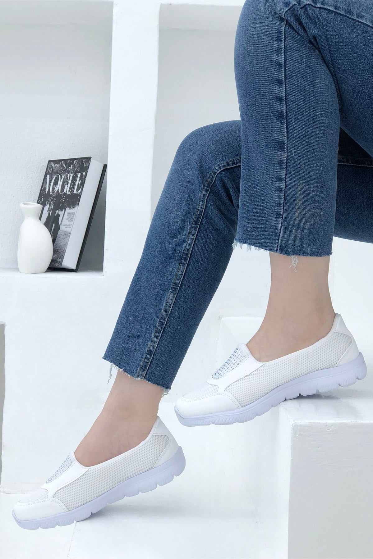 CARLA BELLA S-2210 Kadın Ayakkabı Beyaz