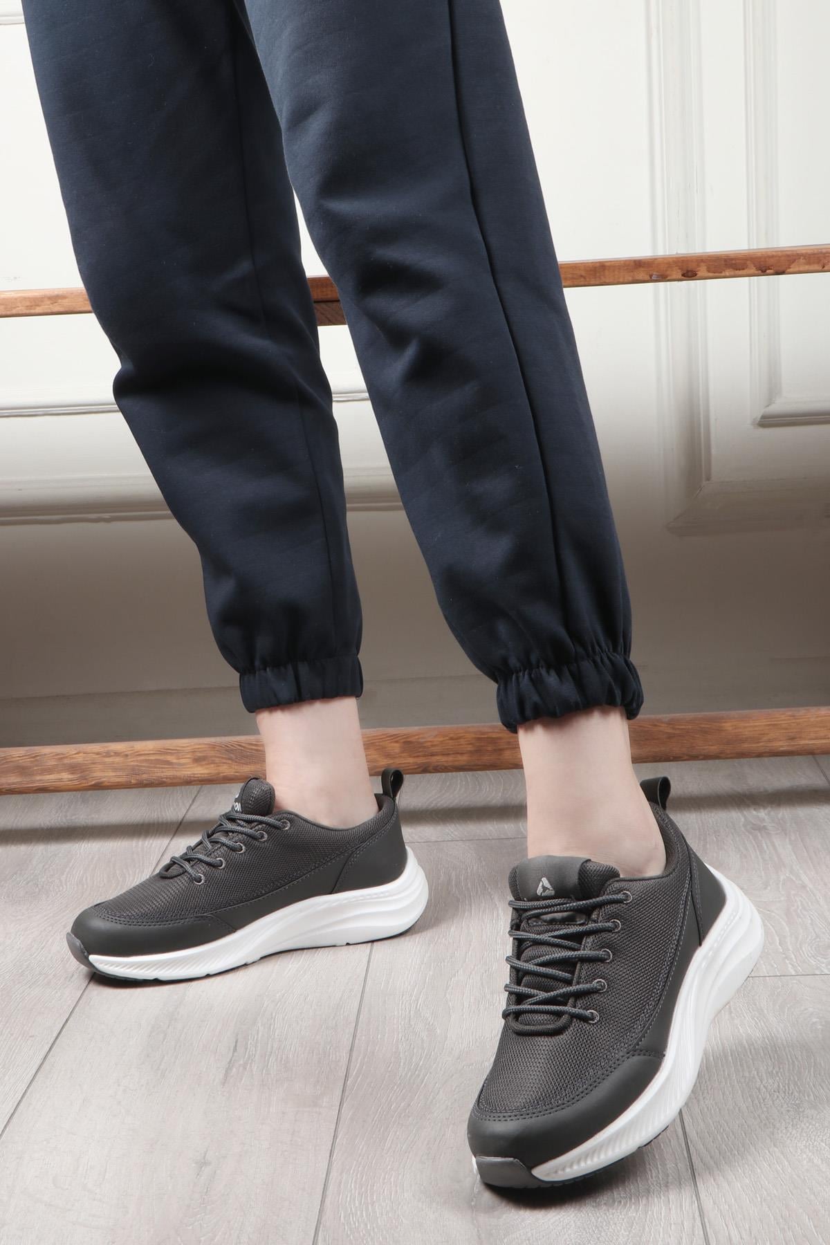 LETOON 1206 Unisex Spor Ayakkabı Füme