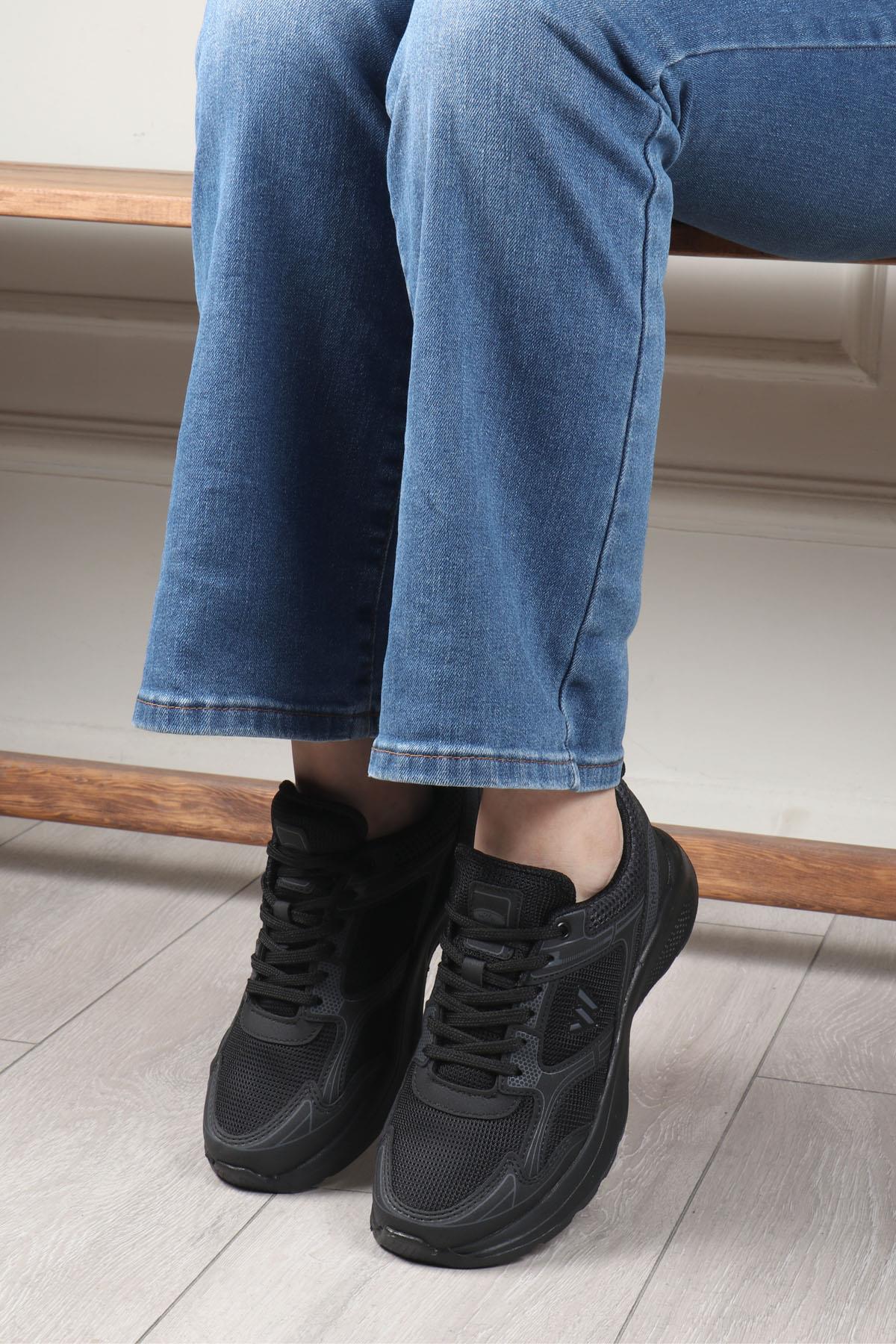 MAGG POİNT 585 Unisex Spor Ayakkabı Siyah Füme