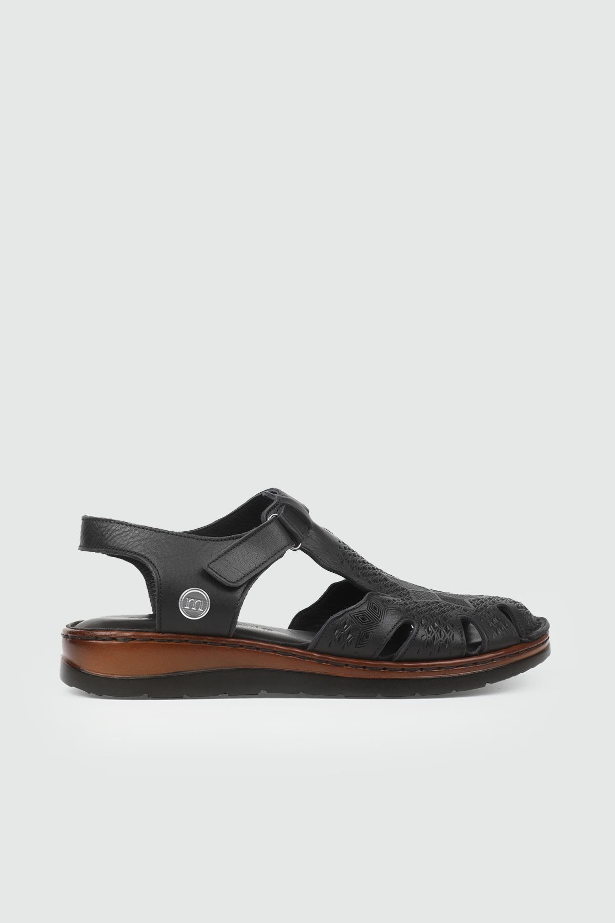 Mammamia 2550LX-SANDALET SİYAH PEN