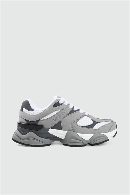 LESCON GHOST 3 EASYSTEP Unisex Spor Ayakkabı Gri