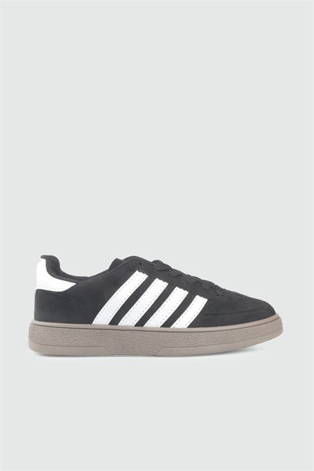 STILLO 26Y 1015 Unisex Spor Ayakkabı Siyah Beyaz Krep