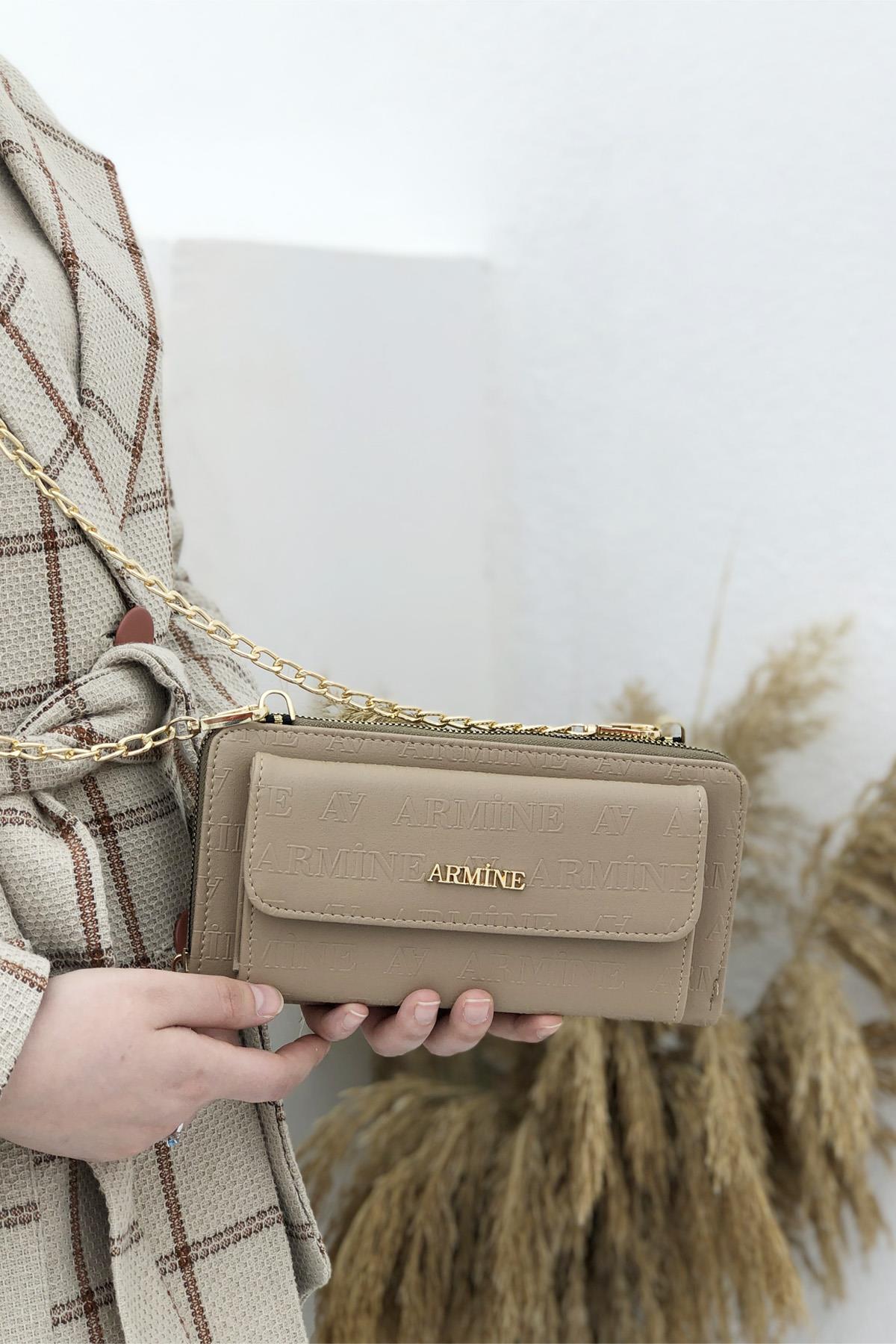 Armine Çanta 268 Vizon Lazer