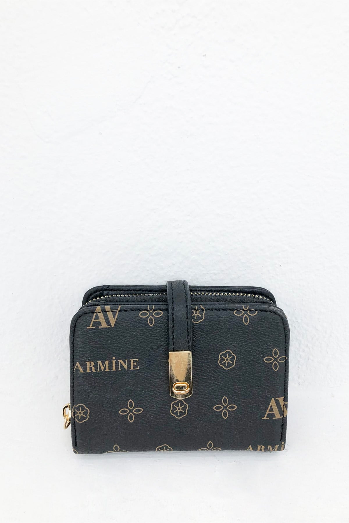 Armine Cüzdan C01 Siyah Baskılı