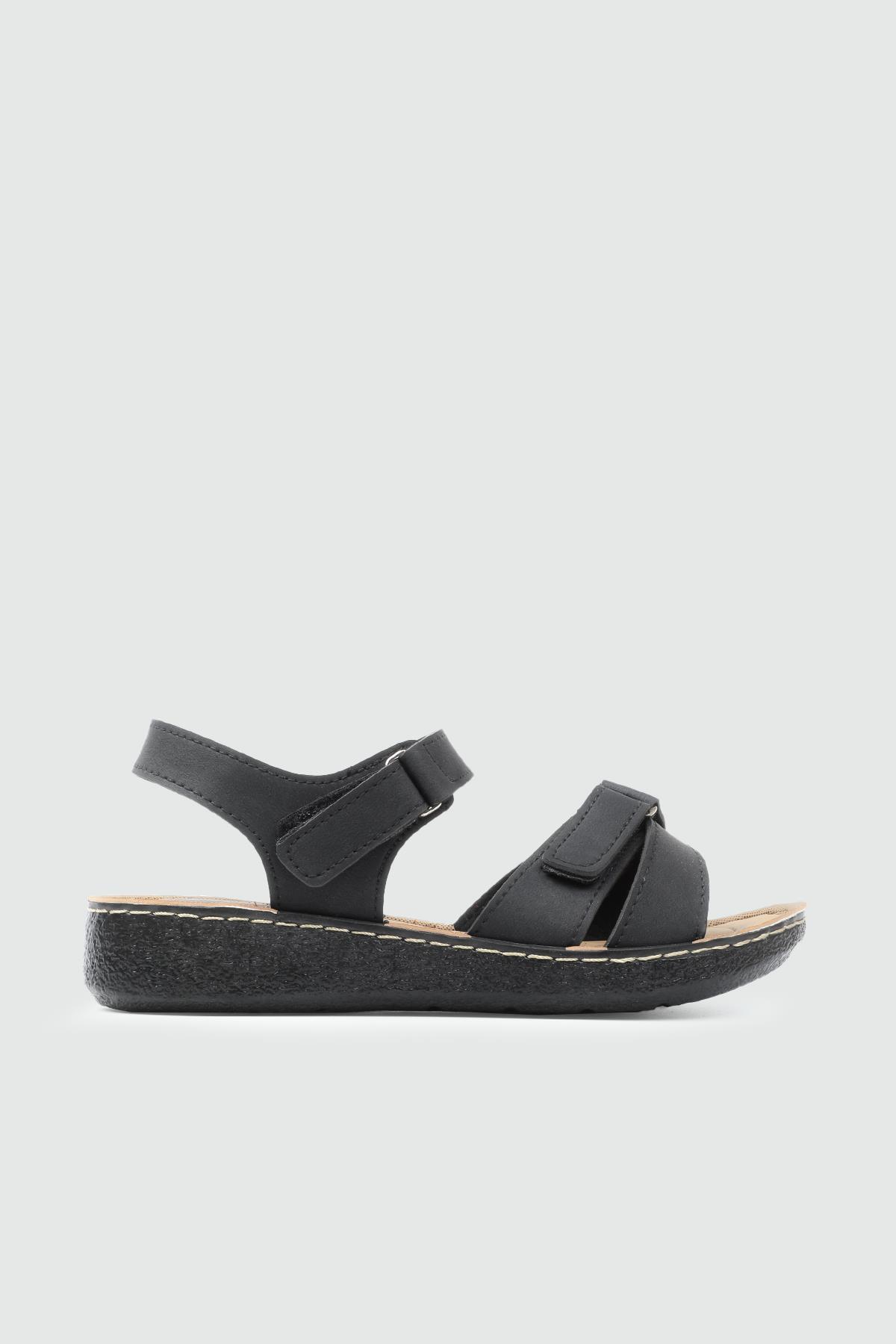 AVOX 25Y 6401 Kadın Sandalet Siyah