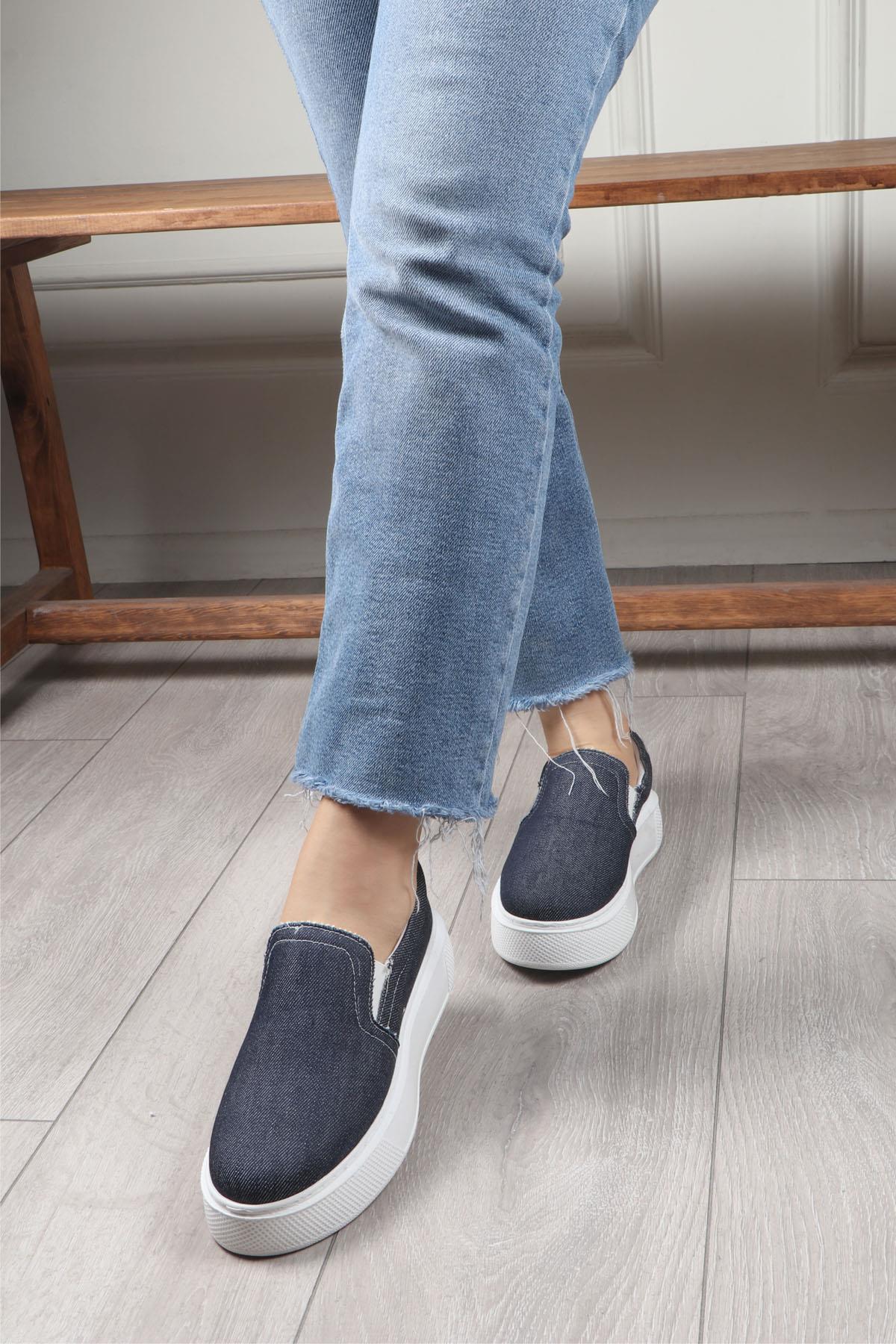 BEINSTEPS Ş-4 Kadın Sneaker Laci Kot