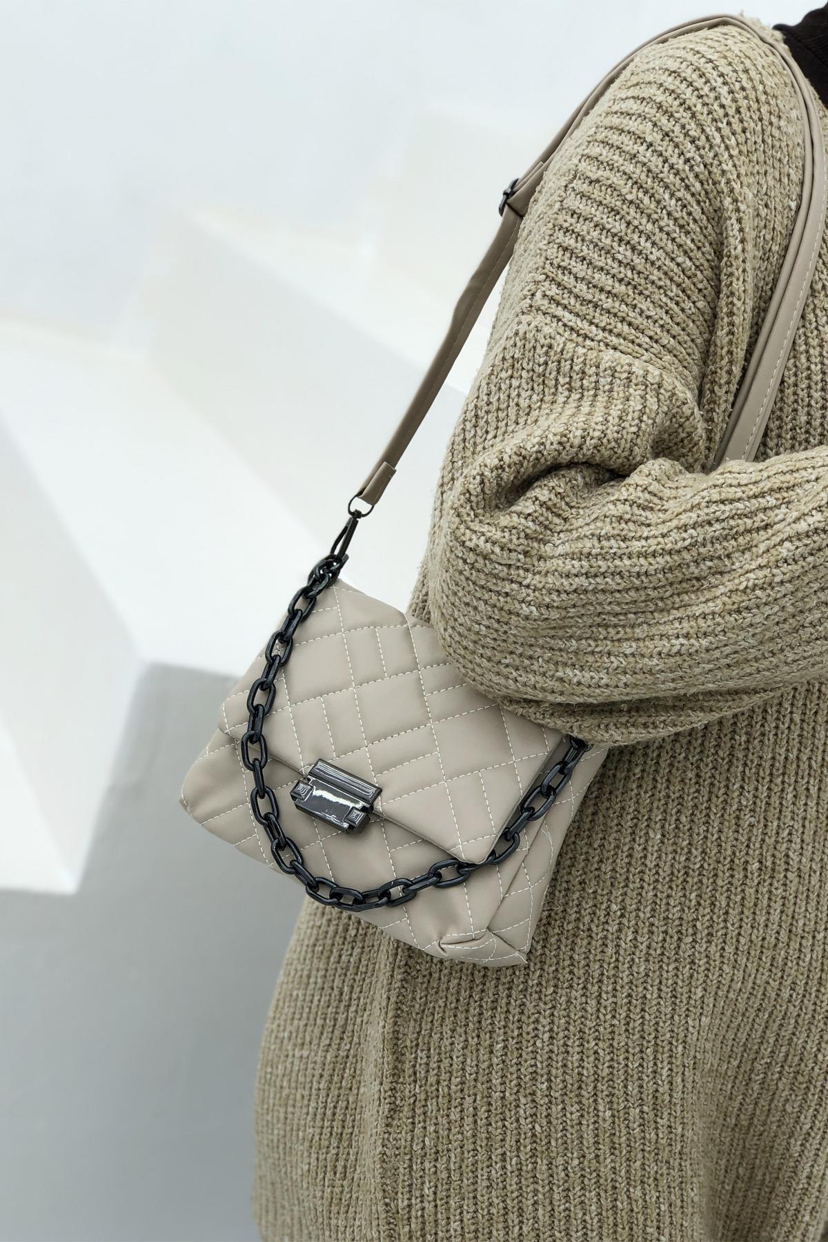 Çanta Mimoza 8185 Kadın Krem