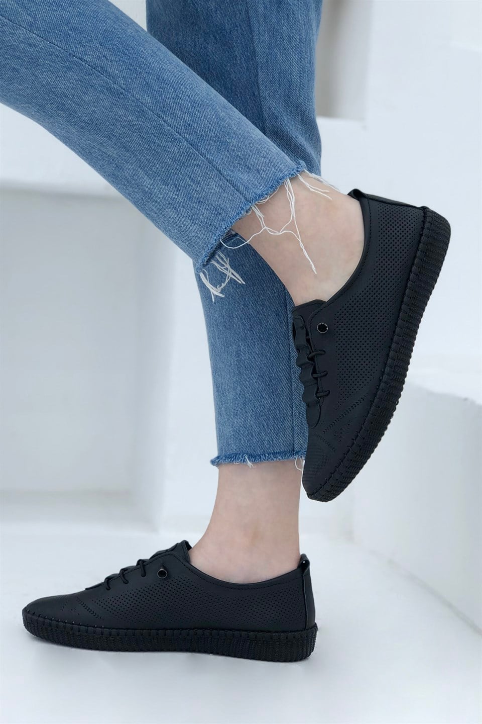 Cityzen NB-868 Kadın Deri Ayakkabı Siyah