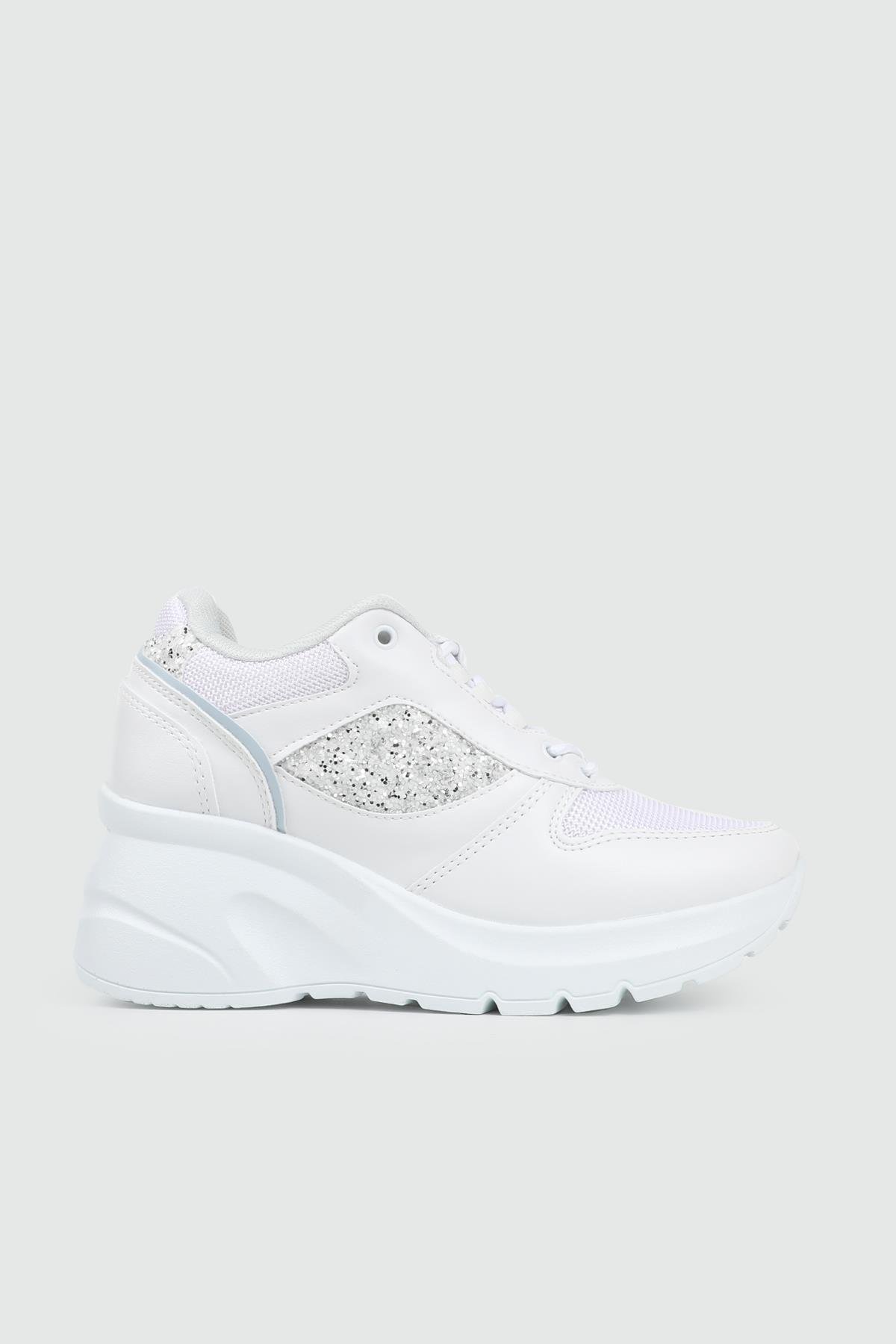 FLET 185 25Y Anoraklı Kadın Ayakkabı Beyaz