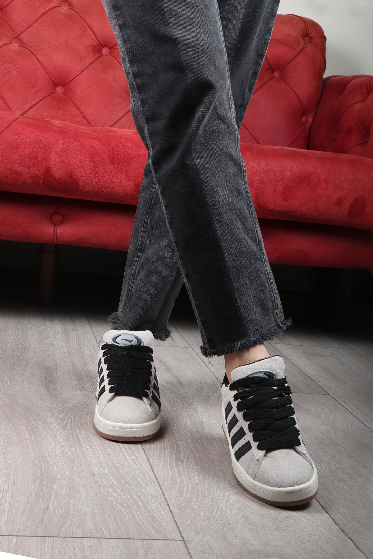 LAMBIRLENT 7460 Unisex Spor Ayakkabı Buz Siyah