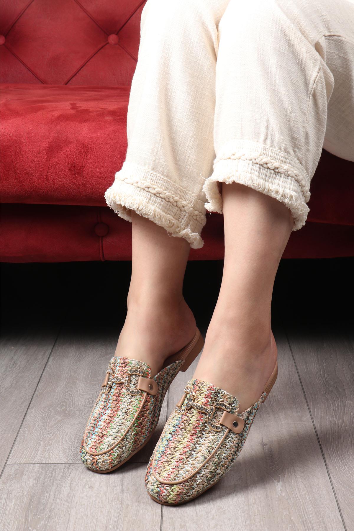 My Bella RSS-900 Kapalı Hasır Kadın Terlik Multi