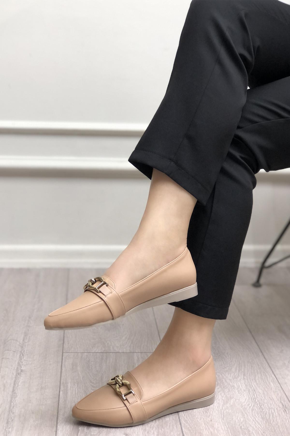 My Bella ŞM-310 Tokalı Kadın Babet Nut