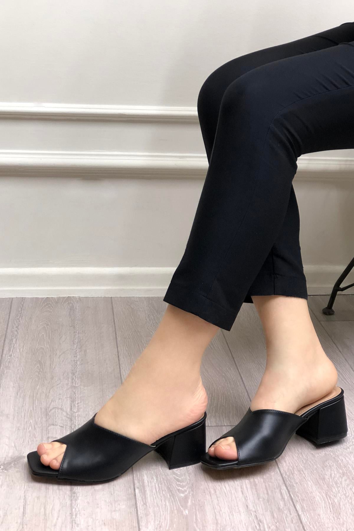 My Bella STY-56 Kadın Terlik Siyah