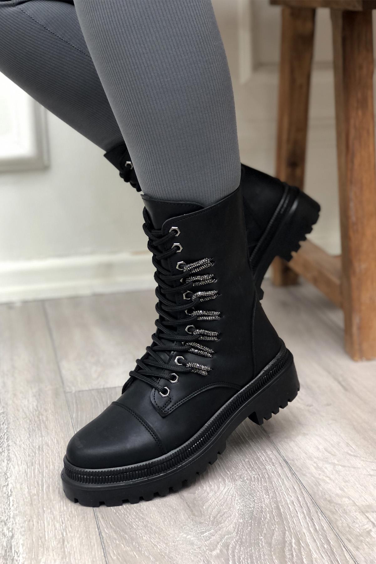 RİSSOLİ 620 Kadın Bot Siyah