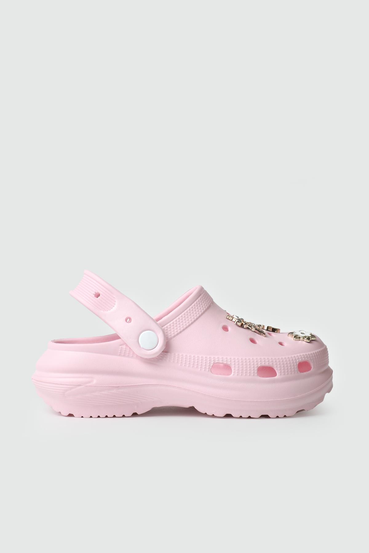 TWİNGO 25Y 210 Taşlı Unisex Terlik Pembe