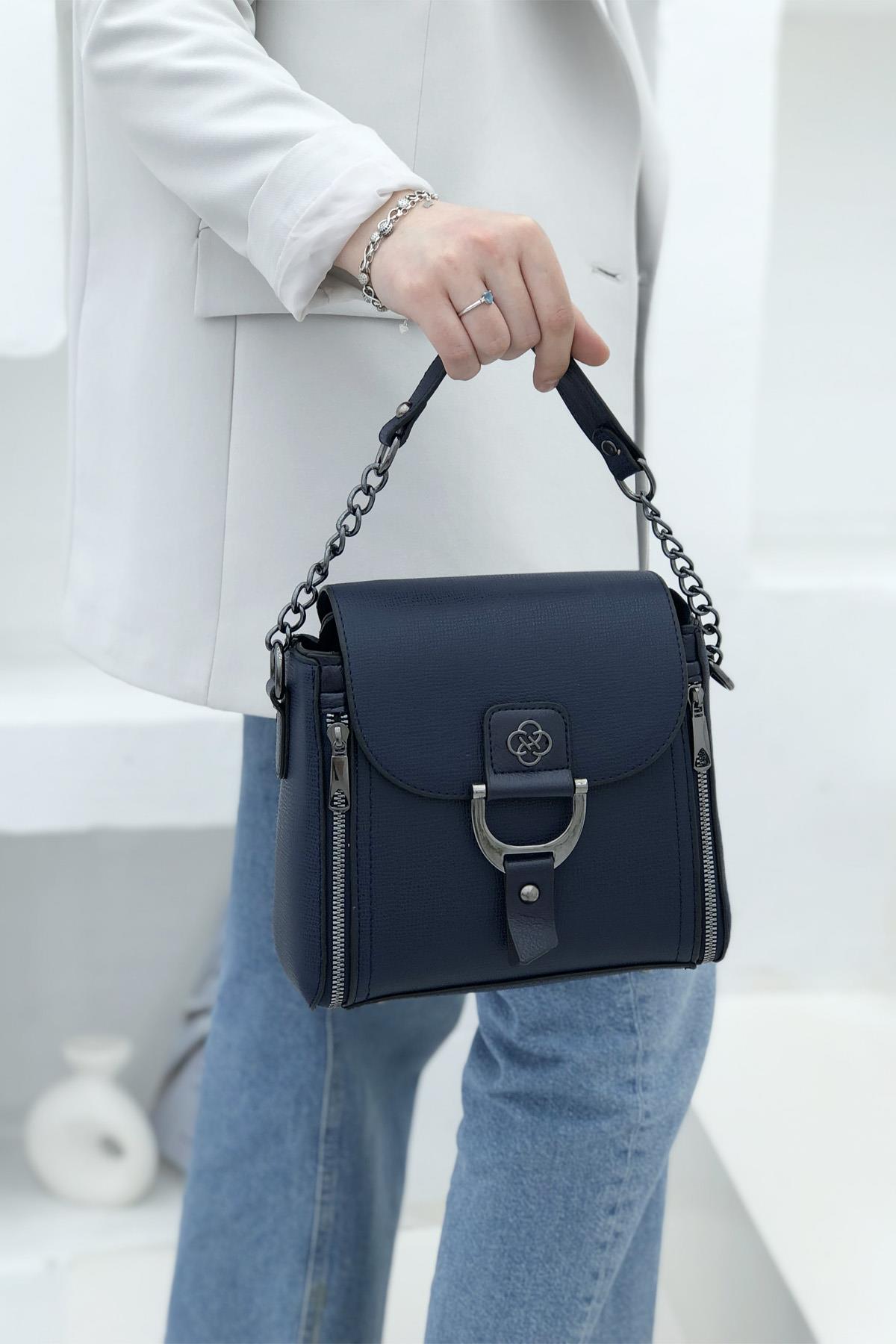 VARONA 1237 Kadın Çanta Lacivert