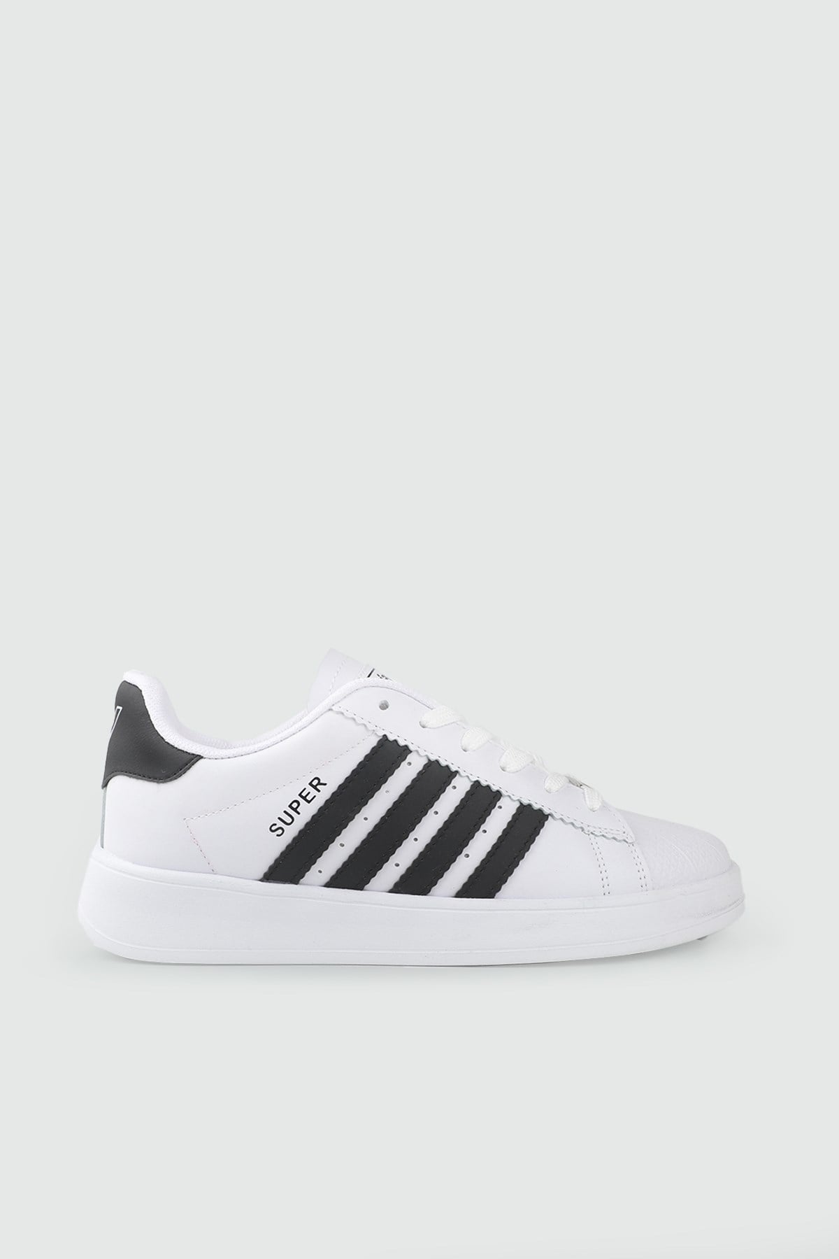 WİPPER 035 Cilt Unisex Spor Ayakkabı Beyaz Siyah