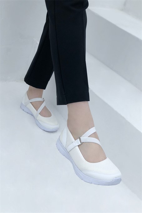CARLA BELLA S-048 Kadın Ayakkabı Beyaz