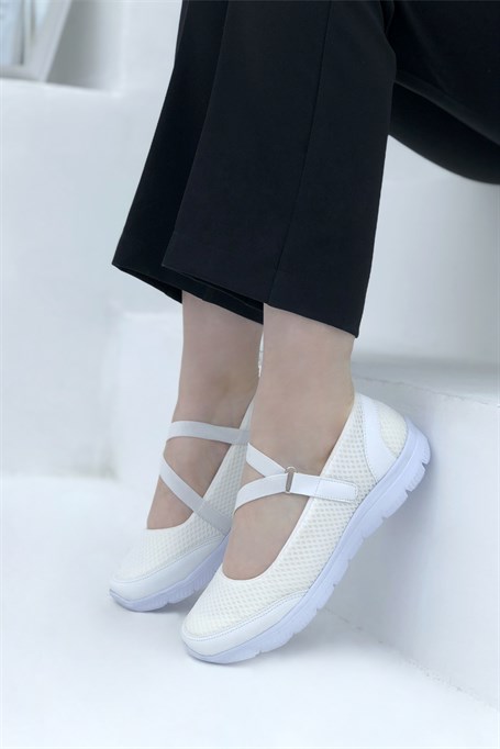 CARLA BELLA S-048 Kadın Ayakkabı Beyaz