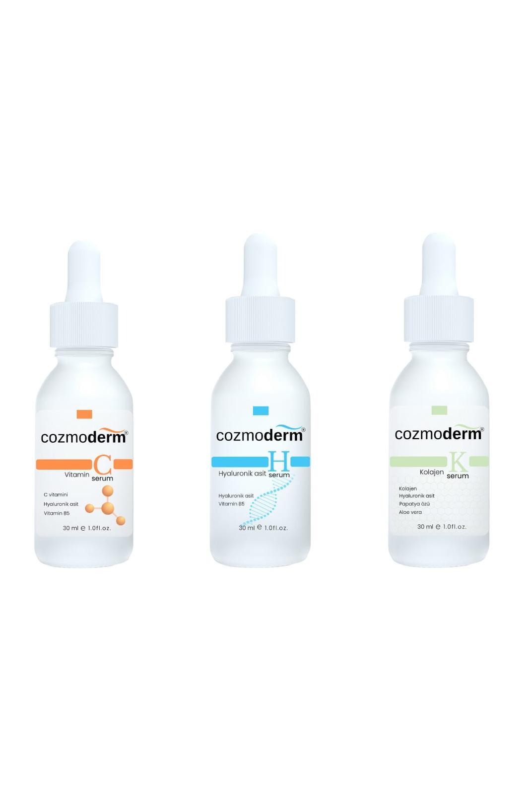 Cozmoderm 3lü Serum Seti