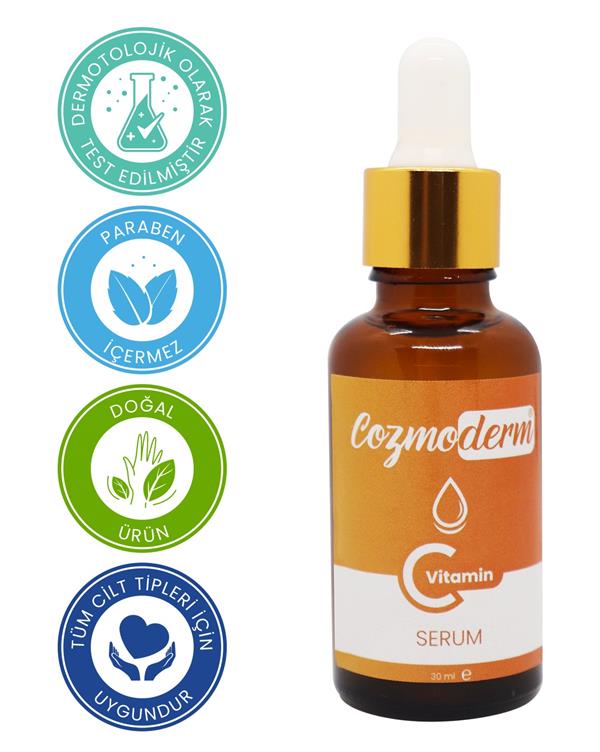 COZMODERM LEKE KARŞITI AYDINLATICI C VİTAMİN SERUM 30 ML