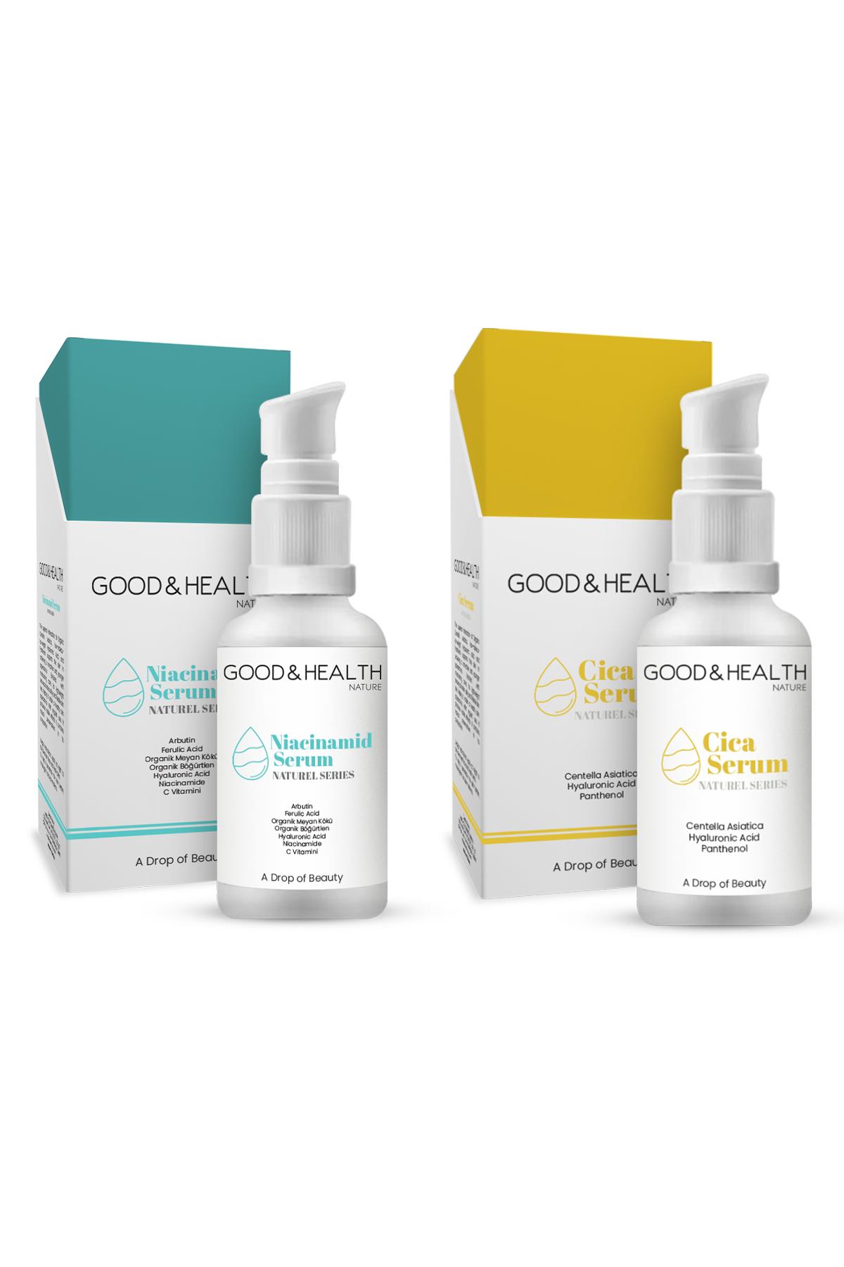 Good&Health Niacinamid Serum&Cica Serum Set