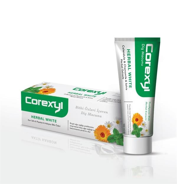 OREXYL Herbal White Bitki Özleri Içeren Diş Macunu 100ml