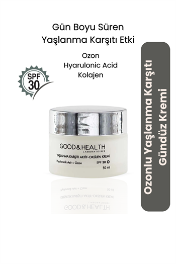GOOD & HEALTH OZONE THERAPY YAŞLANMA KARŞITI OZONLU GÜNDÜZ KREMİ 50 ML