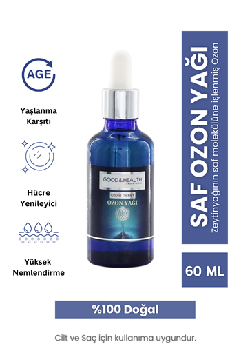 GOOD & HEALTH OZONE THERAPY YENİLEYİCİ ONARICI OZON YAĞI 60 ML