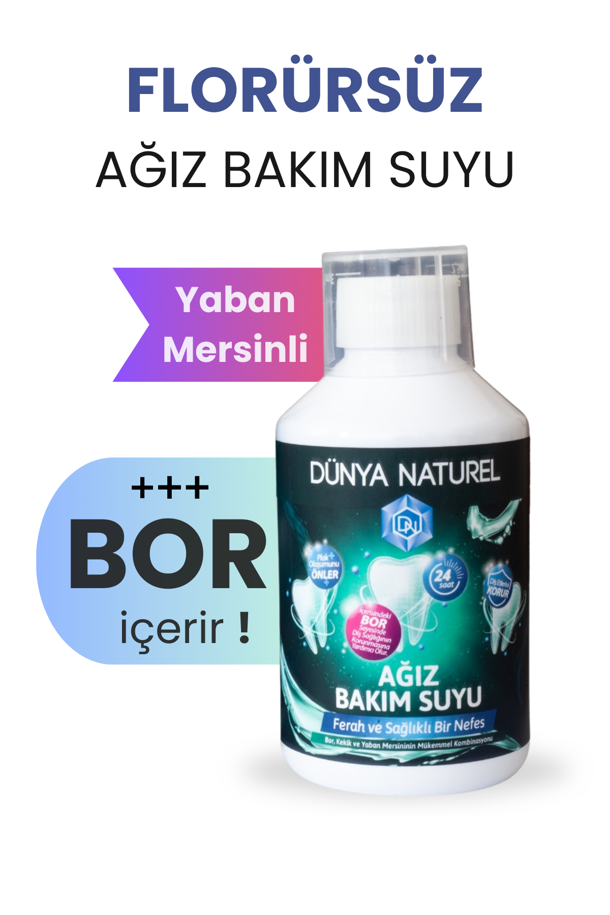 Dünya Naturel Ağız Bakım Suyu 250 ml