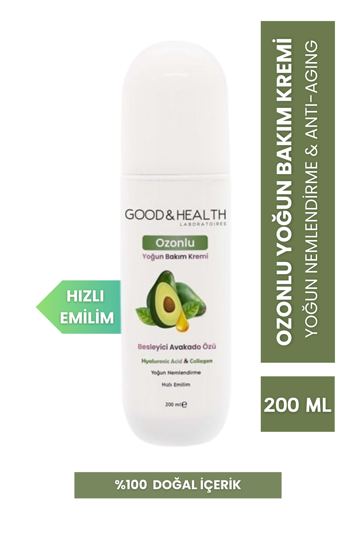 GOOD & HEALTH AVOKADO ÖZLÜ OZONLU BESLEYİCİ BAKIM KREMİ