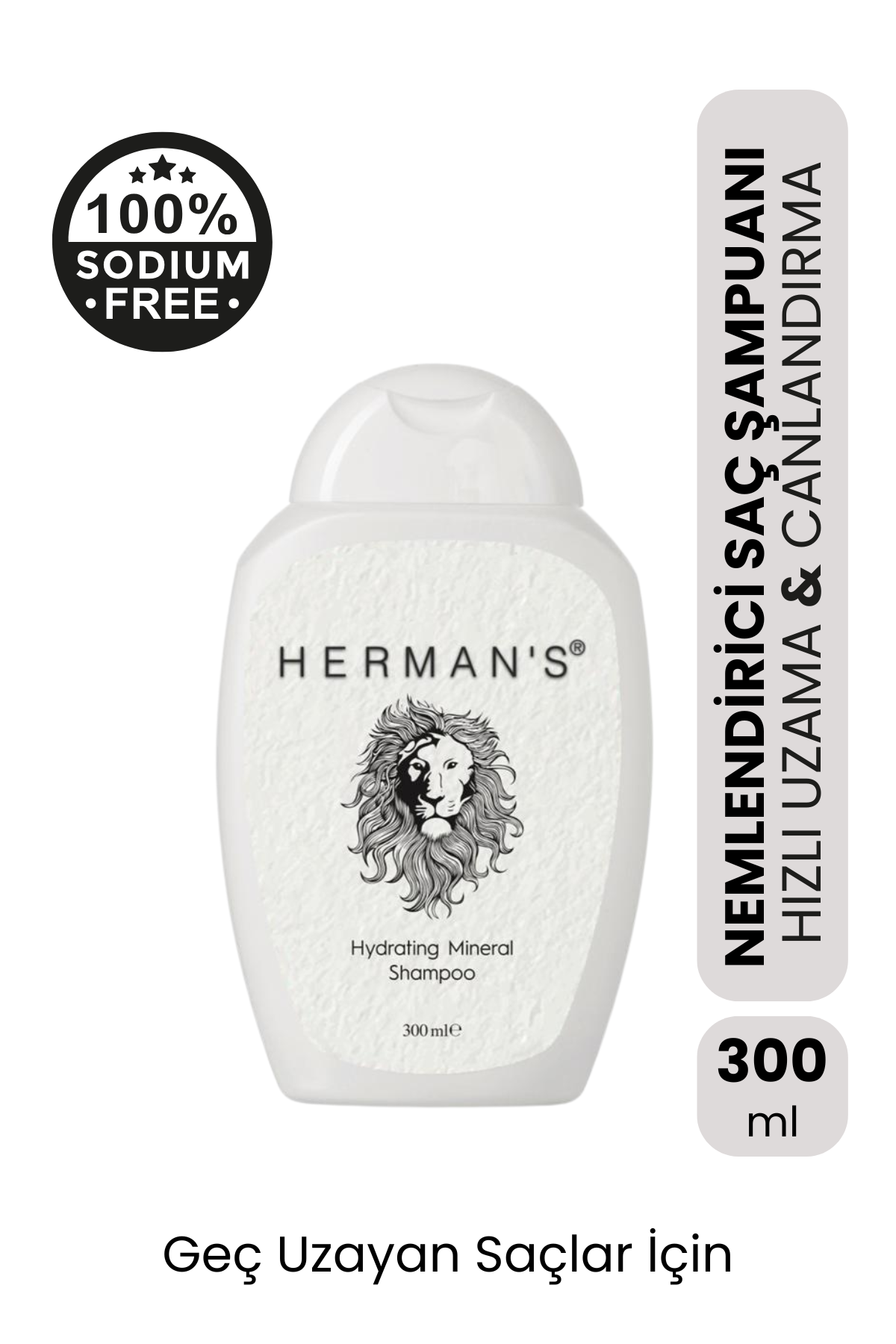 HERMAN'S NEMLENDİRİCİ MİNERAL ŞAMPUAN 300 ML