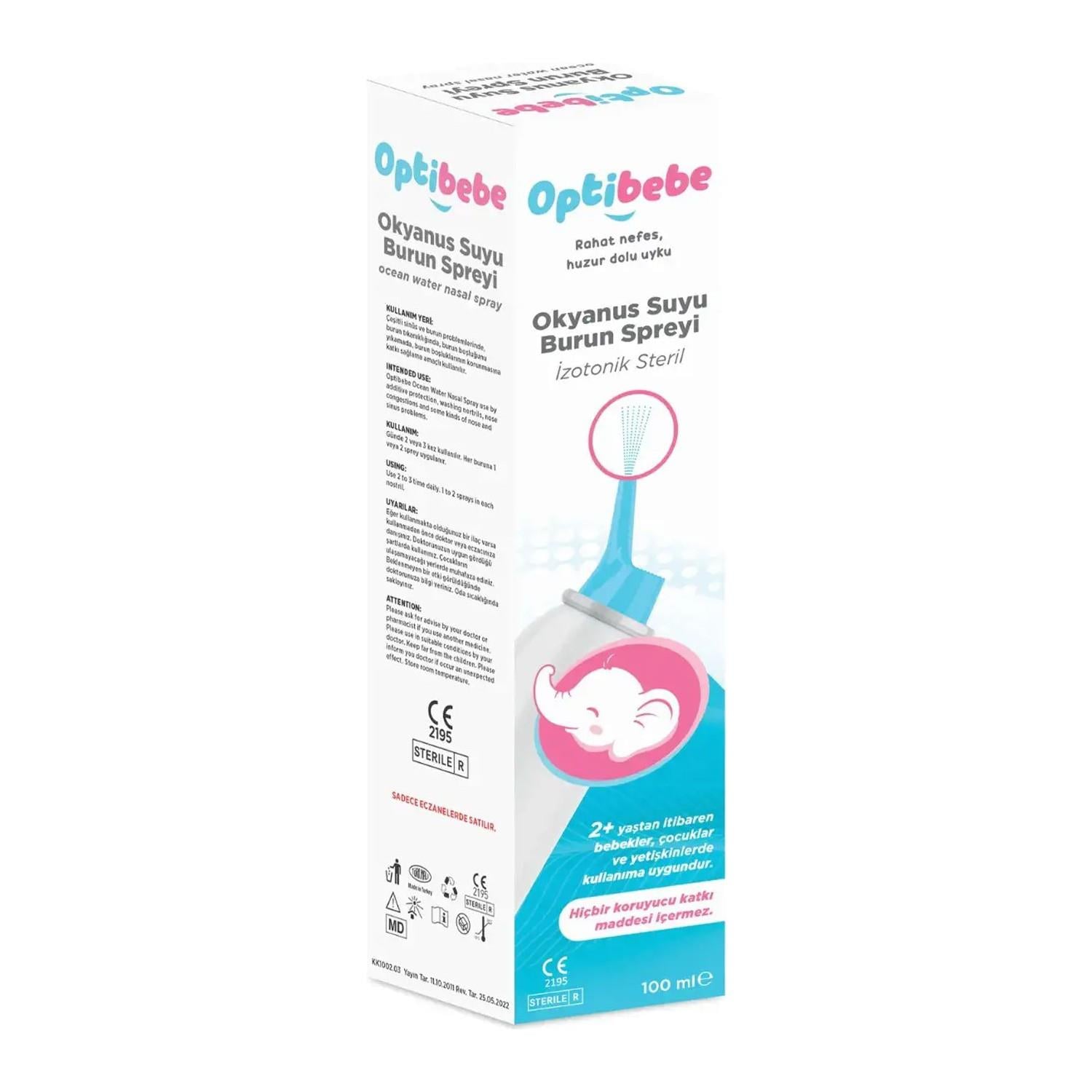 Optibebe Okyanus Suyu Burun Spreyi 100ml