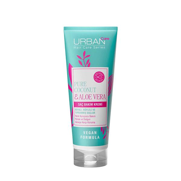 URBAN CARE PURE COCONUT&ALOE VERA SAÇ BAKIM KREMİ 250 ML