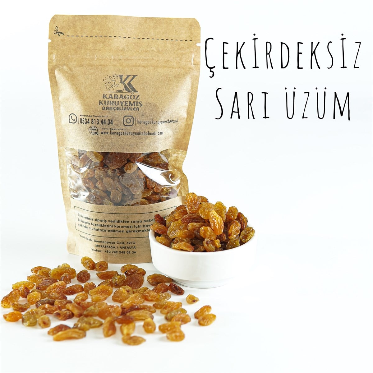 Çekirdeksiz Sarı Üzüm