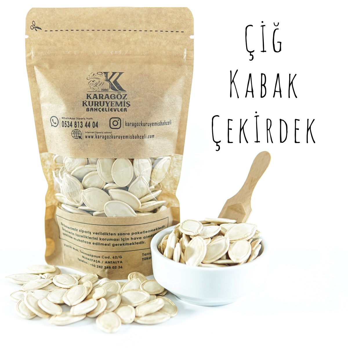 Çiğ Kabak Çekirdek