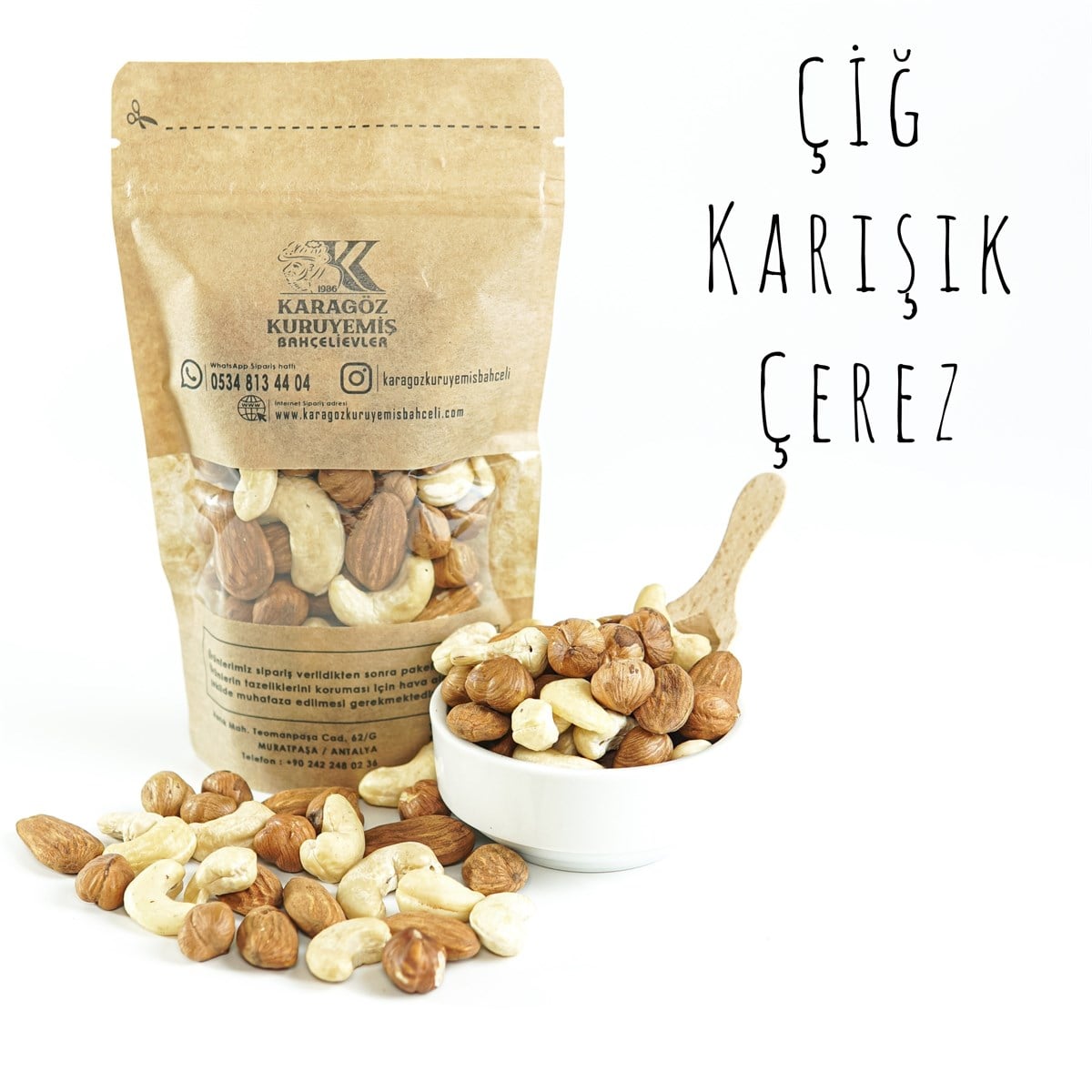 Çiğ Karışık Çerez