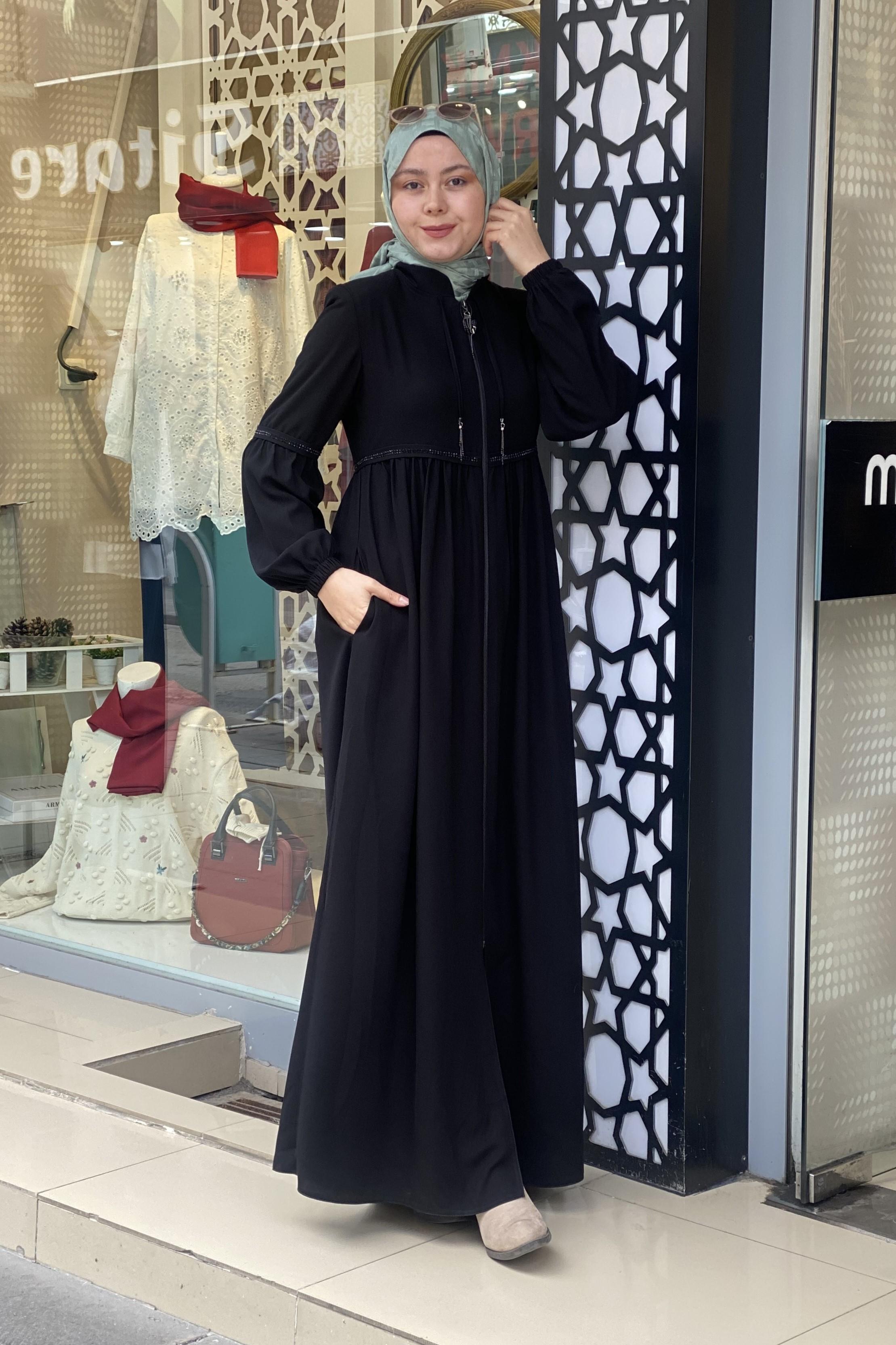 Marka ala 7006 Nakışlı Robalı Ferace