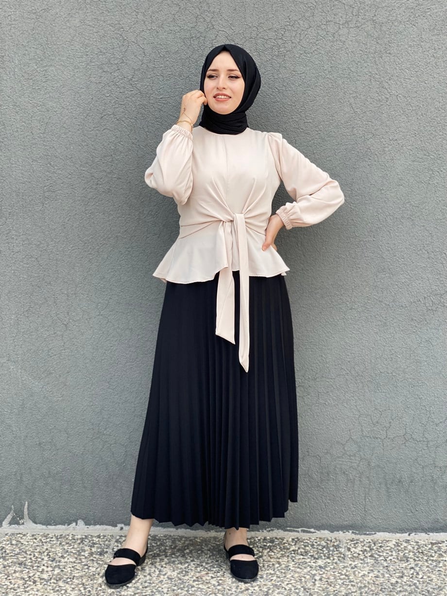 Tesettür 1410 Piliseli Etek