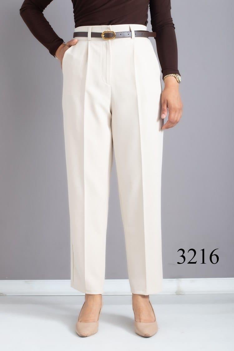 Tesettür 3216 Kemerli Pantolon