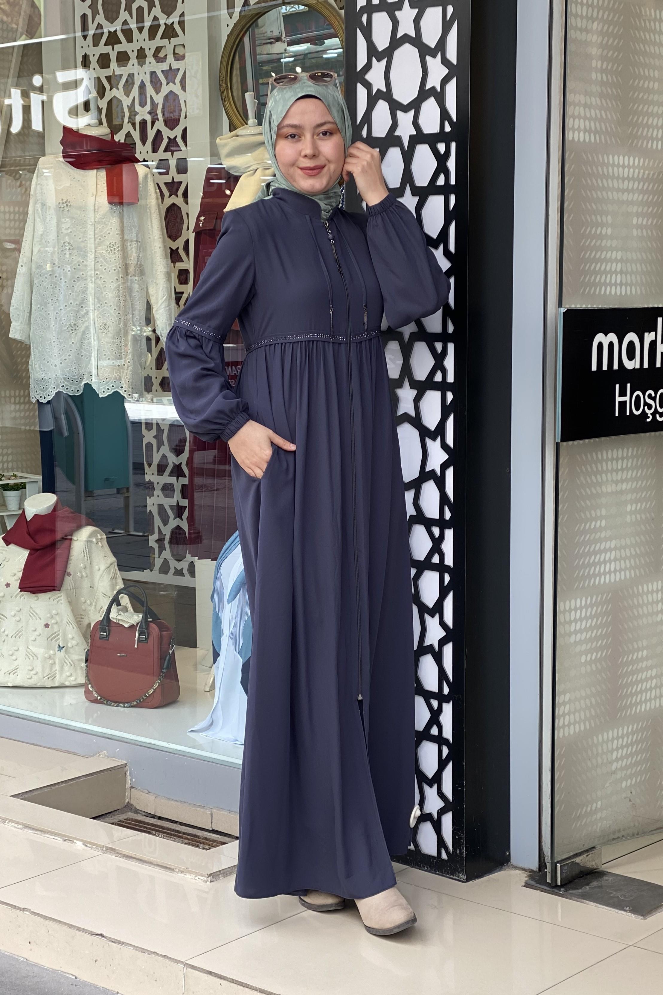 Marka ala 7006 Nakışlı Robalı Ferace
