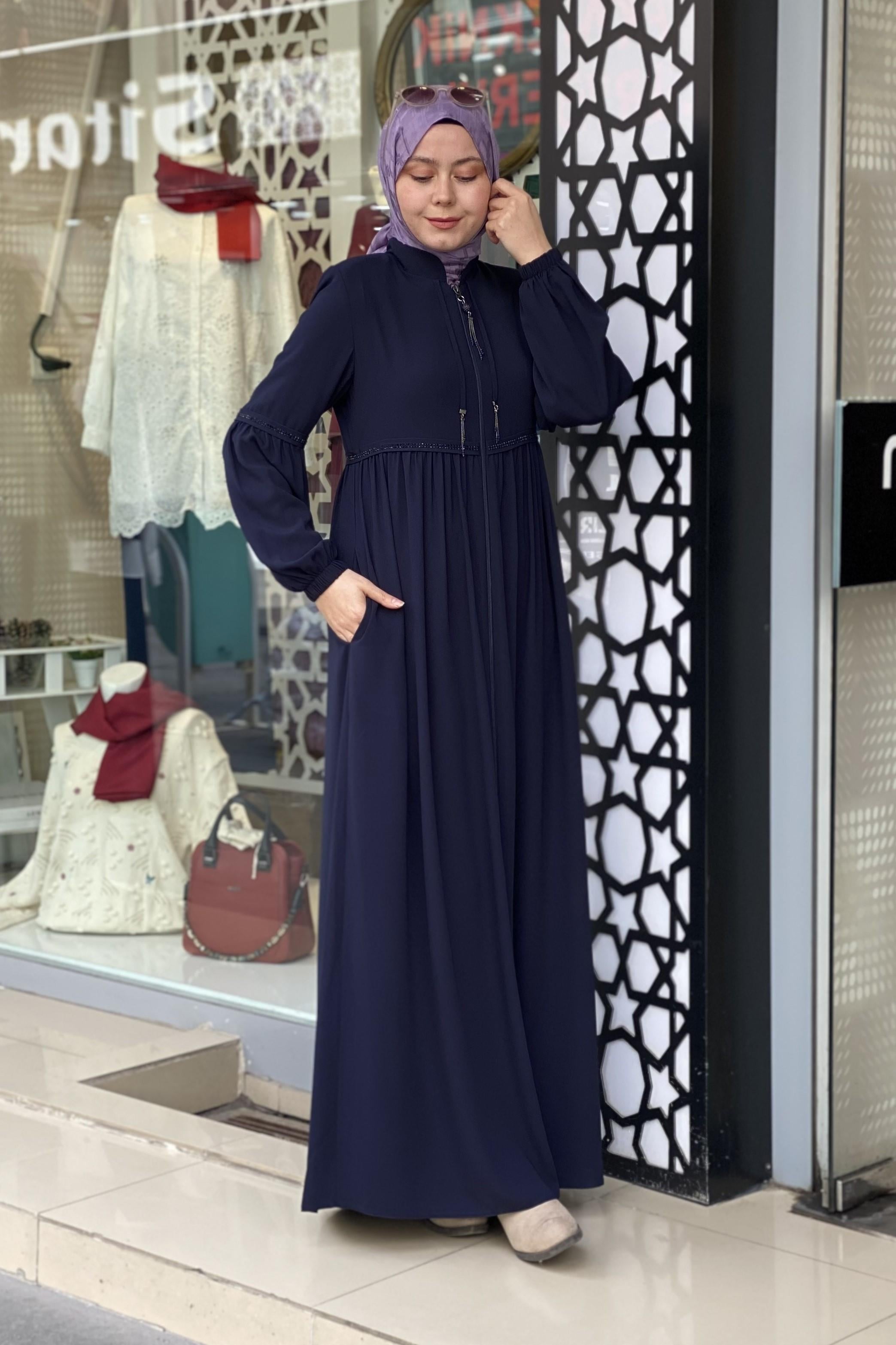 Marka ala 7006 Nakışlı Robalı Ferace