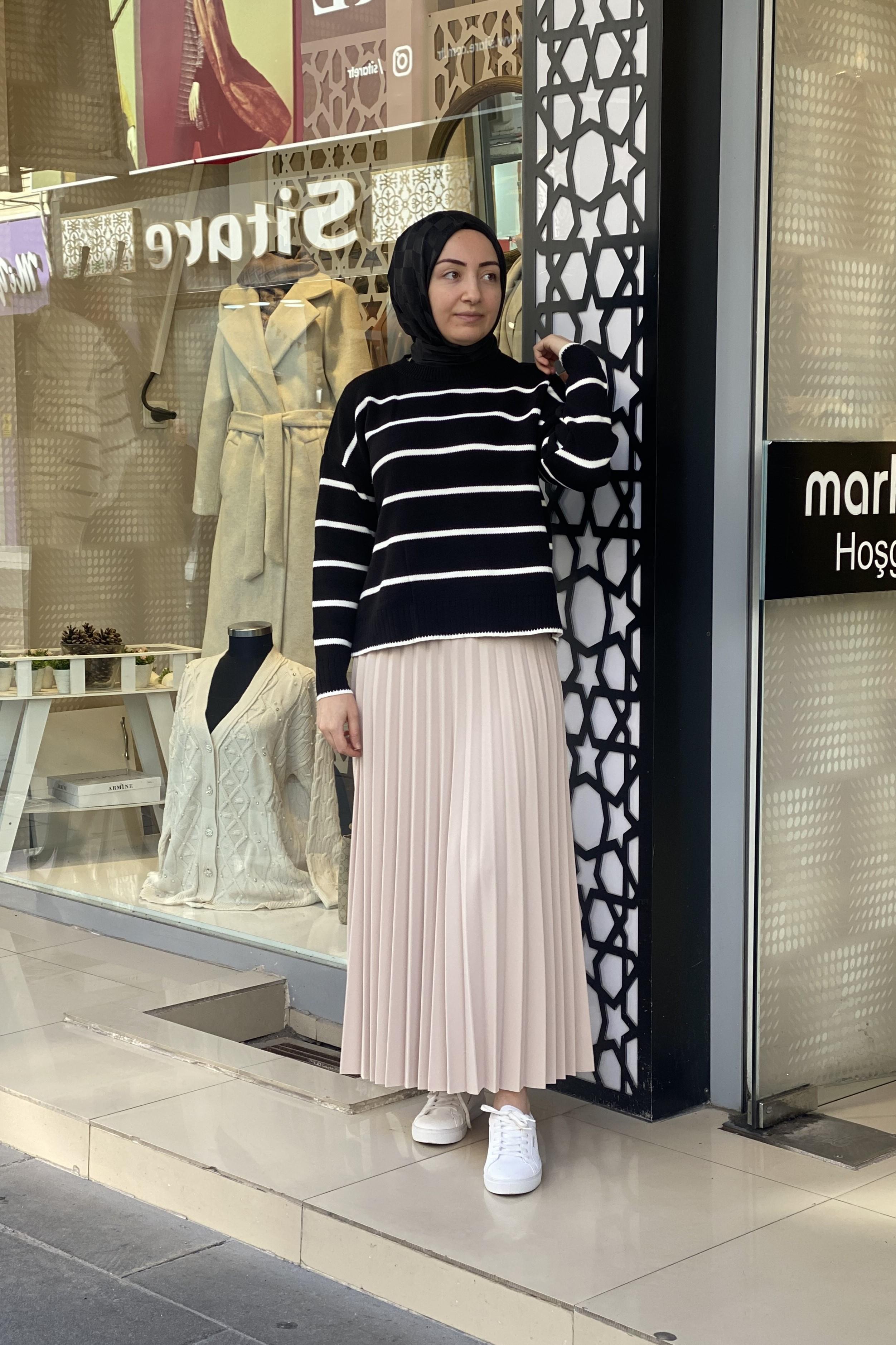 Tesettür 1410 Piliseli Etek