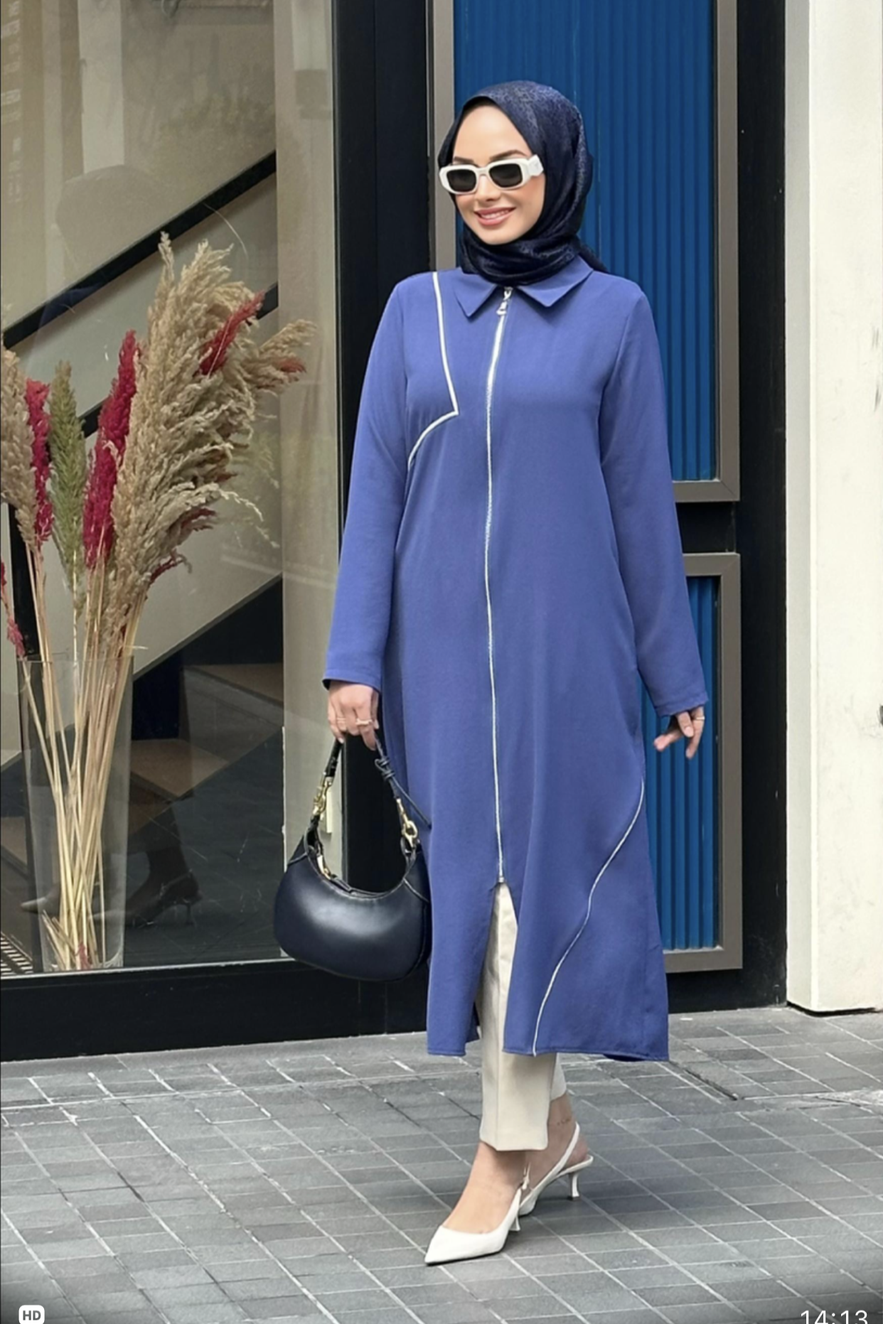 Tesettür 7644 Fermuarlı Kap