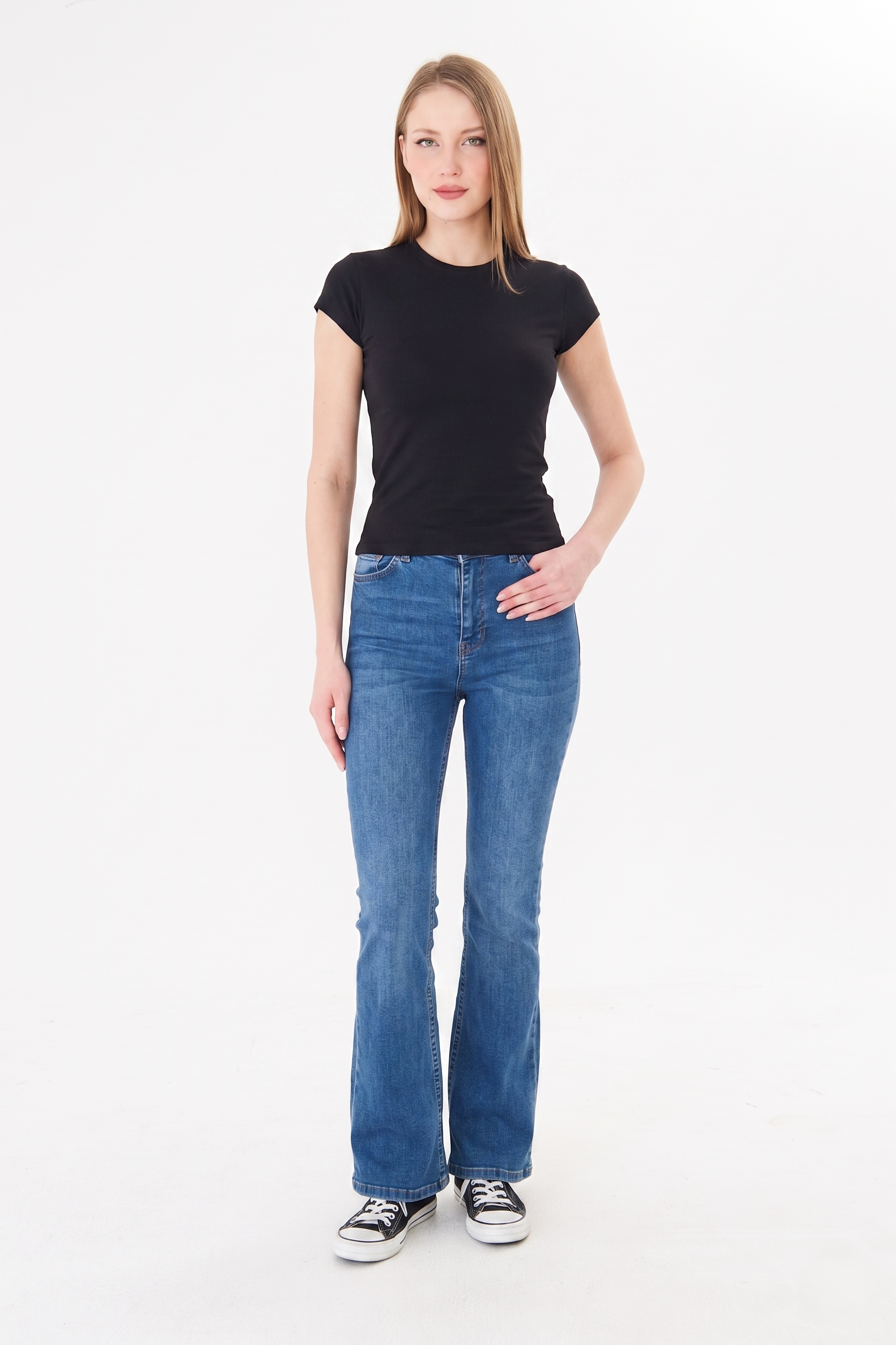 634 - B.Yaka Fitt T-Shirt Siyah