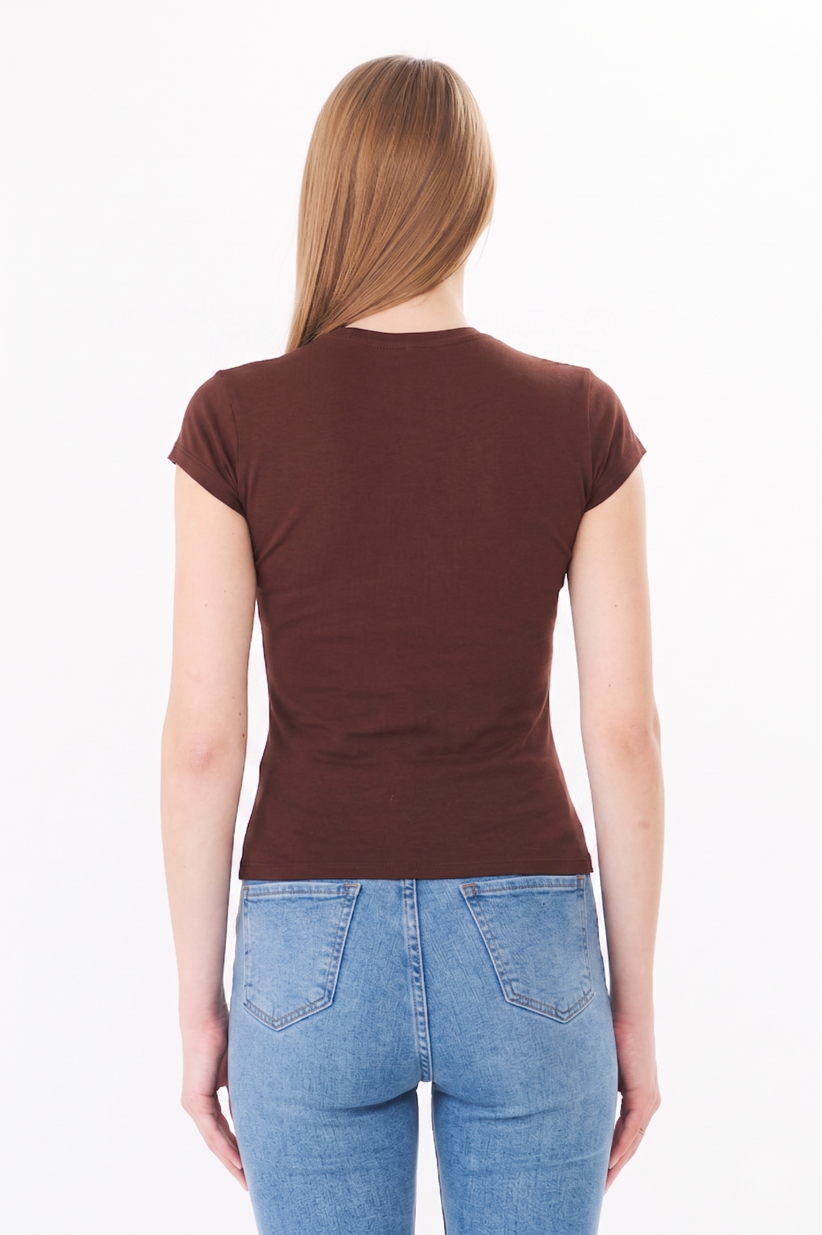 634 - B.Yaka Fitt T-Shirt Kahverengi